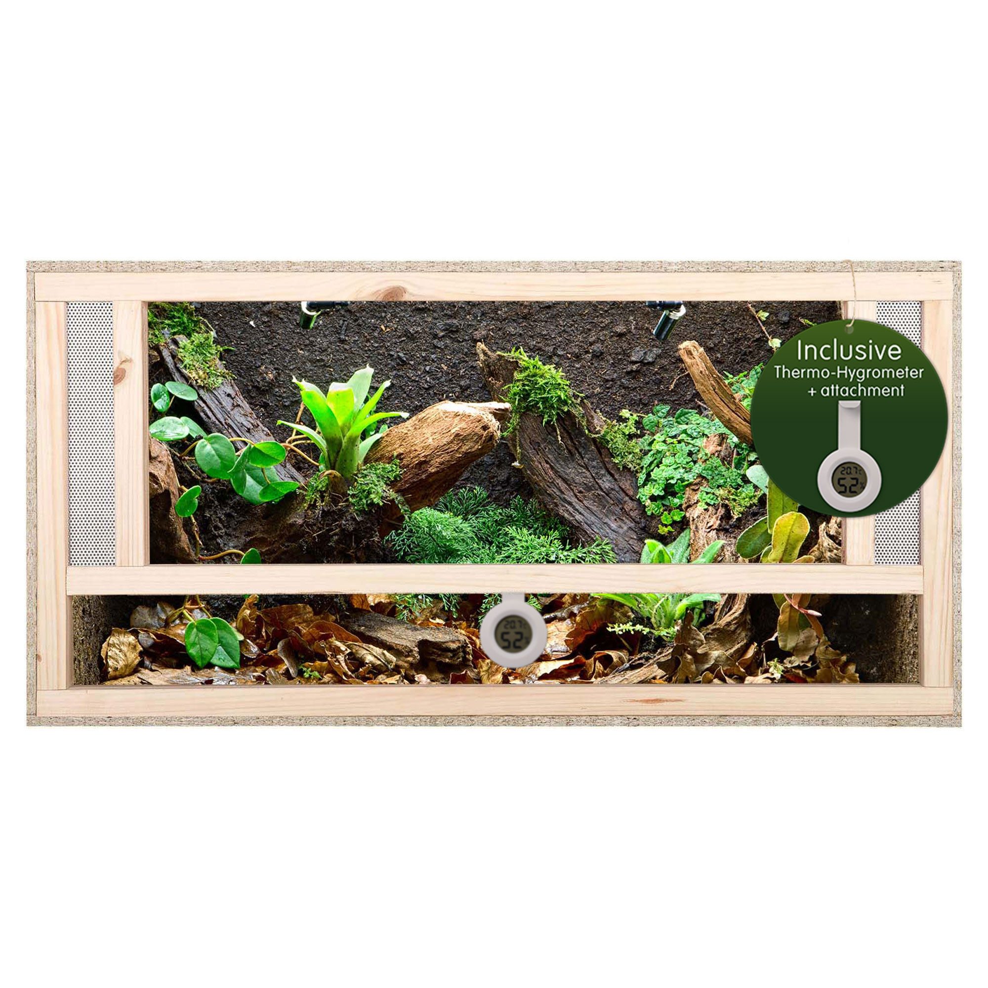Terrarium Terrarium mit Frontbelüftung 80x50x50 cm