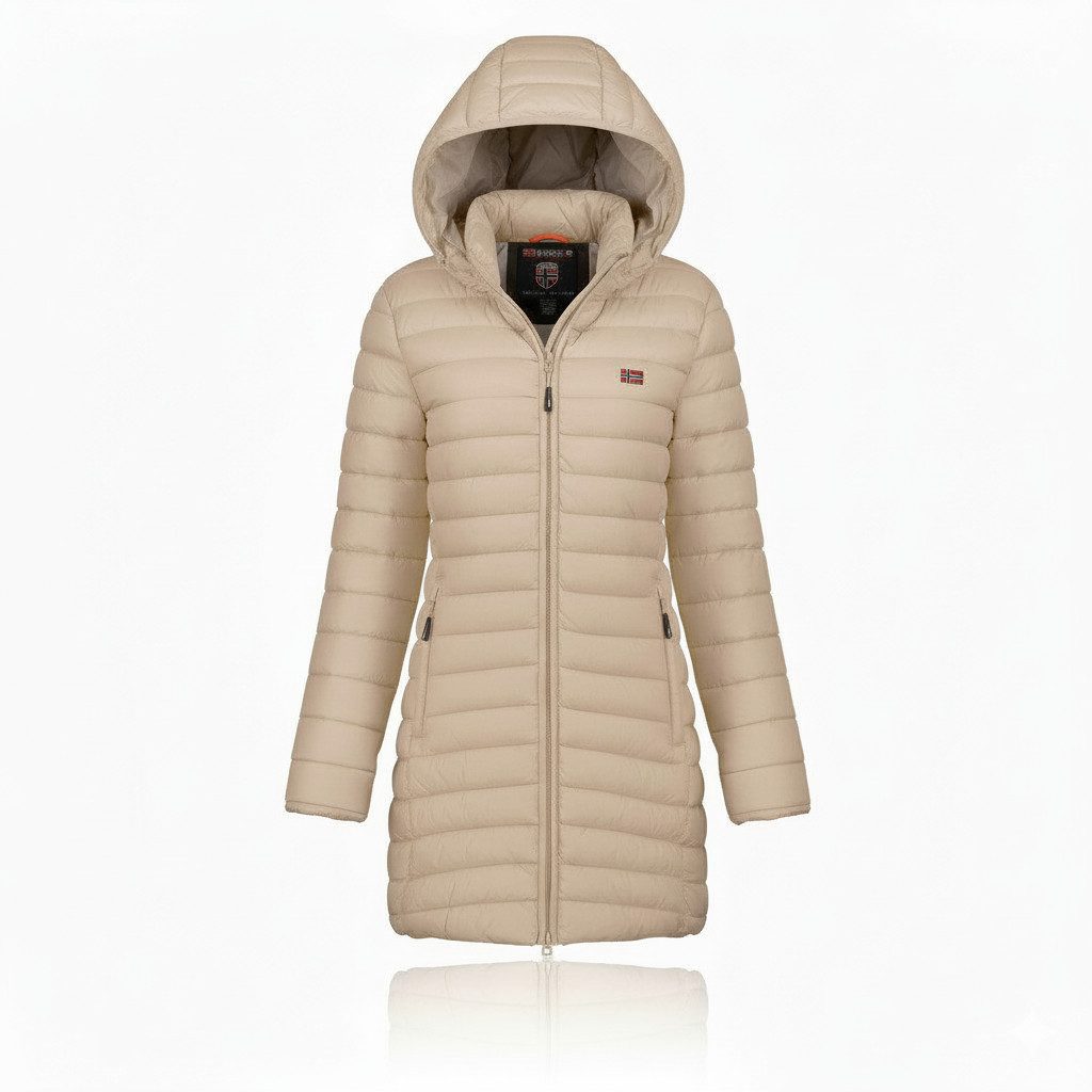 Steppmantel Hochwertige Outdoorjacke ATIKA HOOD LONG
