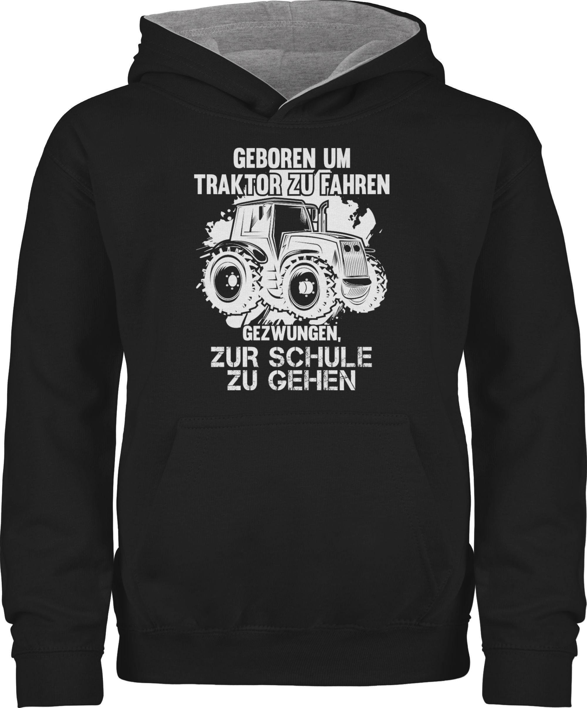 Hoodie Geboren um Traktor zu fahren