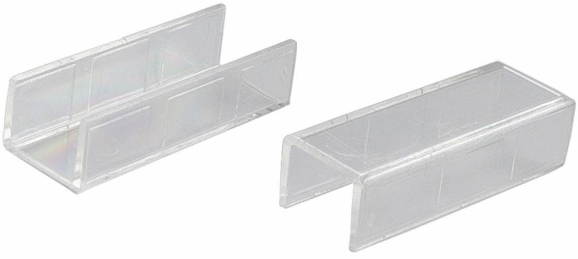 Liedeco Sichtschutzbefestigungen Zubehör-Set Verbinder für 1-3-laüfige günstig online kaufen