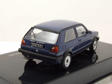 ixo Models Modellauto VW Golf 2 GTi 1984 blau metallic Modellauto 1:43 ixo models, Maßstab 1:43