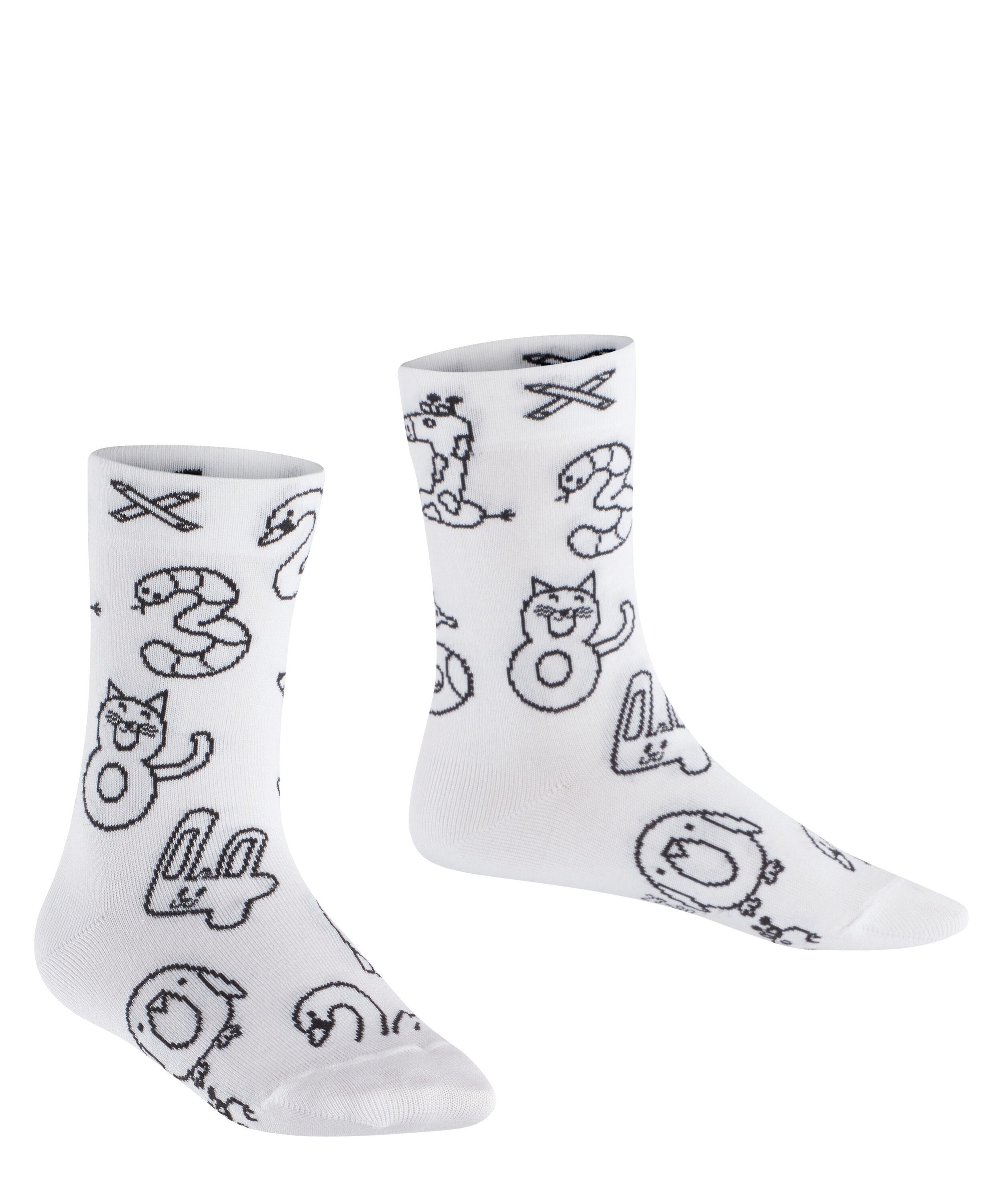 FALKE Socken Animal Number Paint Set Socken zum Ausmalen (1-Paar) zum Ausmalen