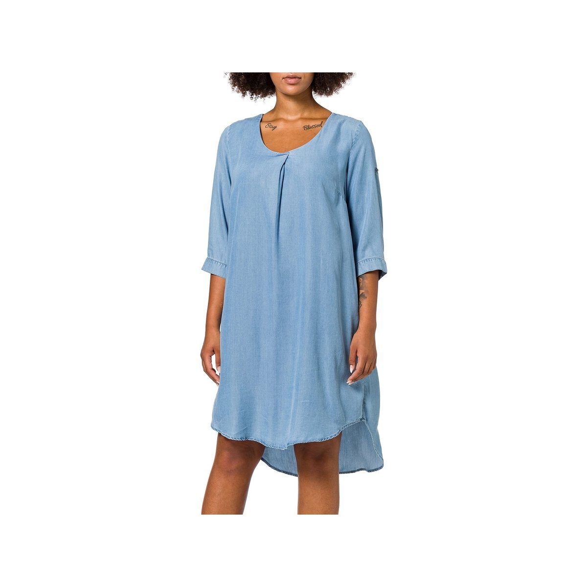 ONLY Jerseykleid mittel-blau (1-tlg) | Jerseykleider