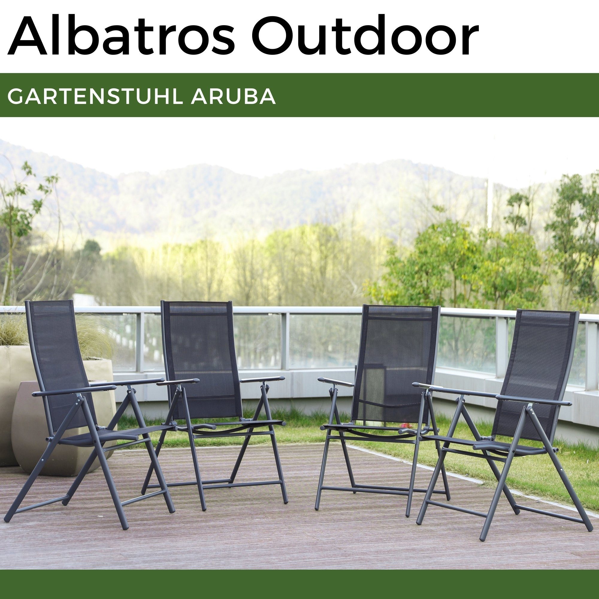 Albatros International Gartenstuhl Gartenstuhl ARUBA faltbar günstig online kaufen