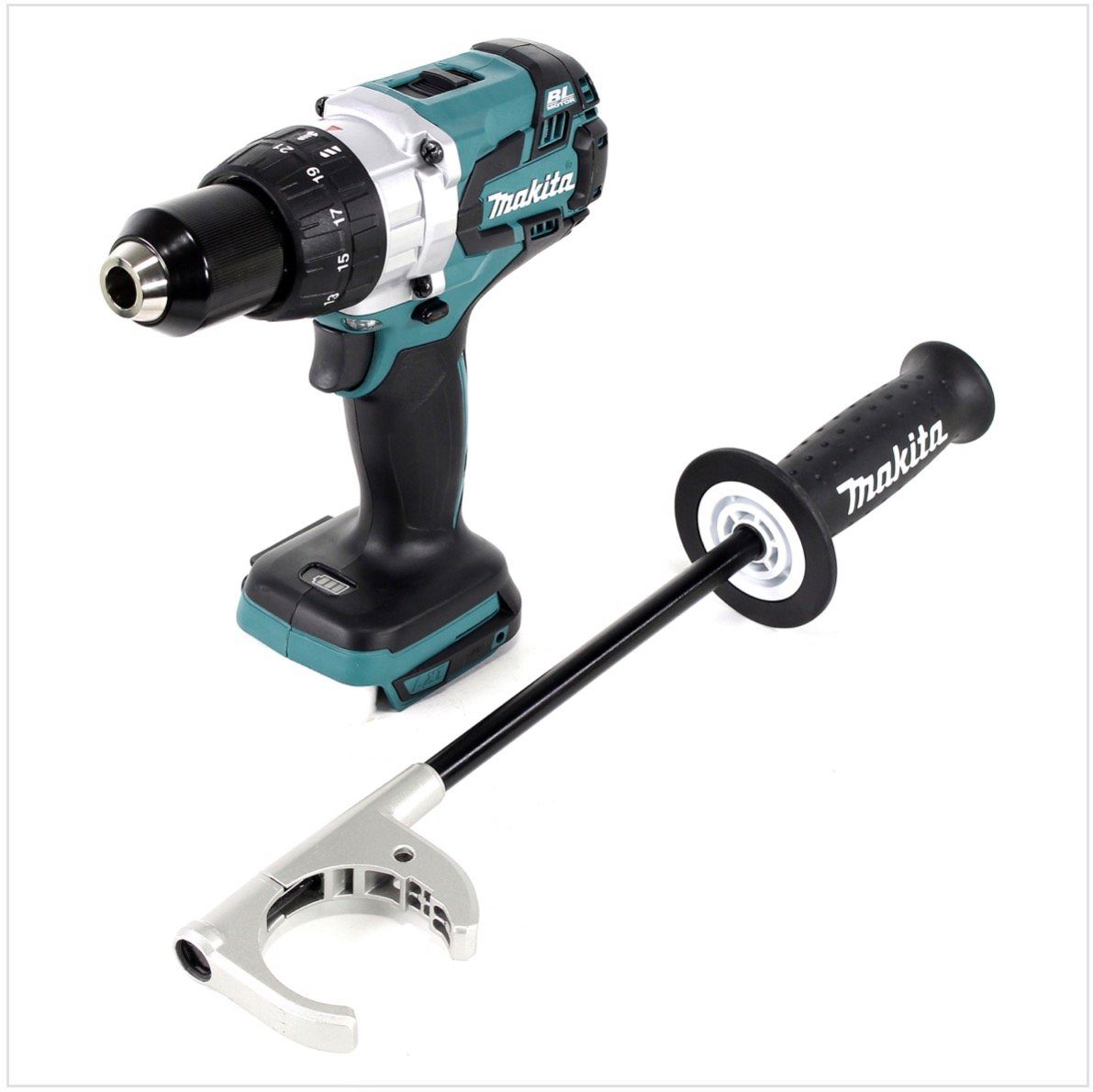 Makita Säulenbohrmaschine DDF 481 Z Akku Bohrschrauber 18V 115Nm Brushless Solo - ohne Akku, oh
