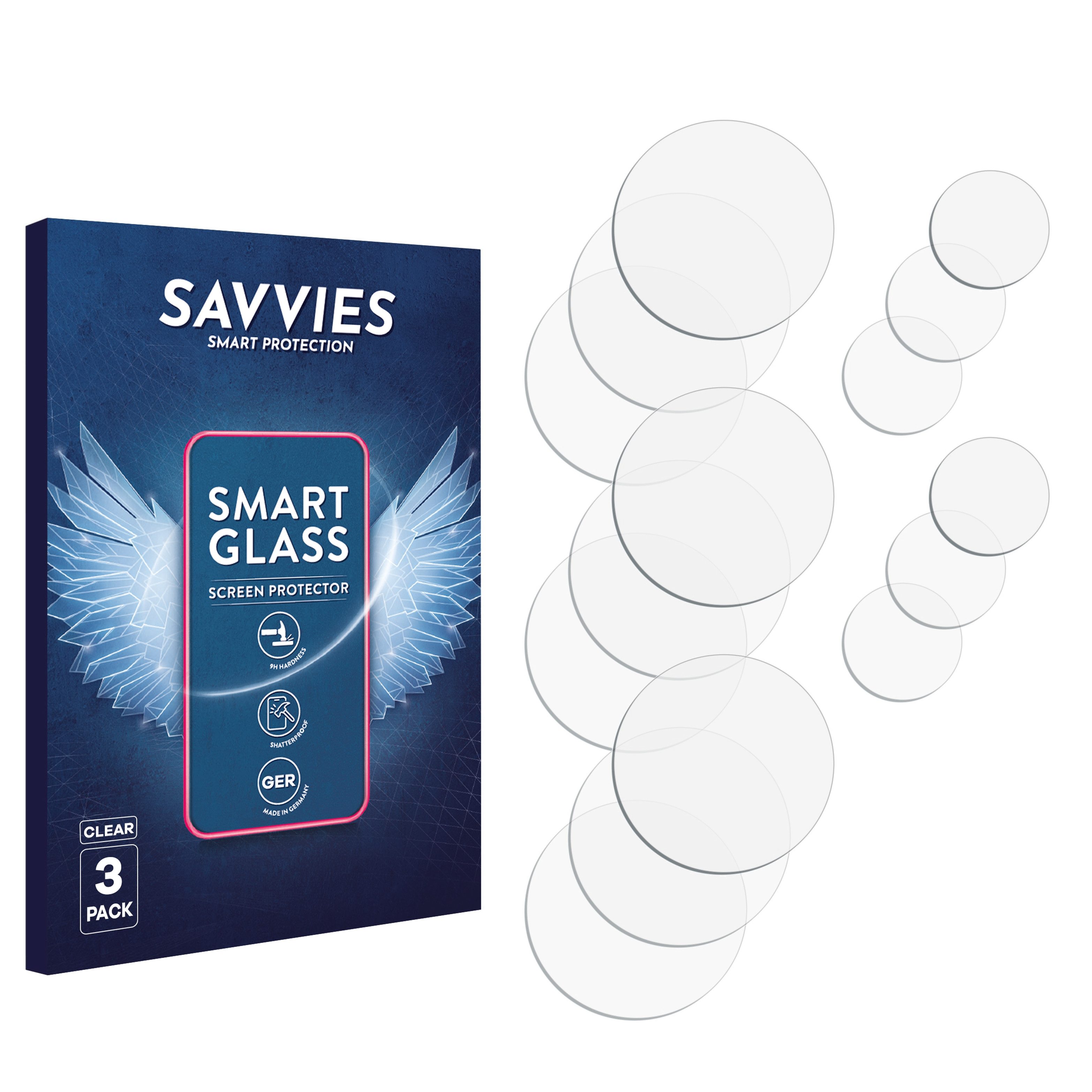 Savvies Displayschutzglas Schutzglas Panzer für Samsung Galaxy S26 Ultra (NUR Kameraschutz), 3 Stück, Schutzfolie Display Schutz Glas Folie klar