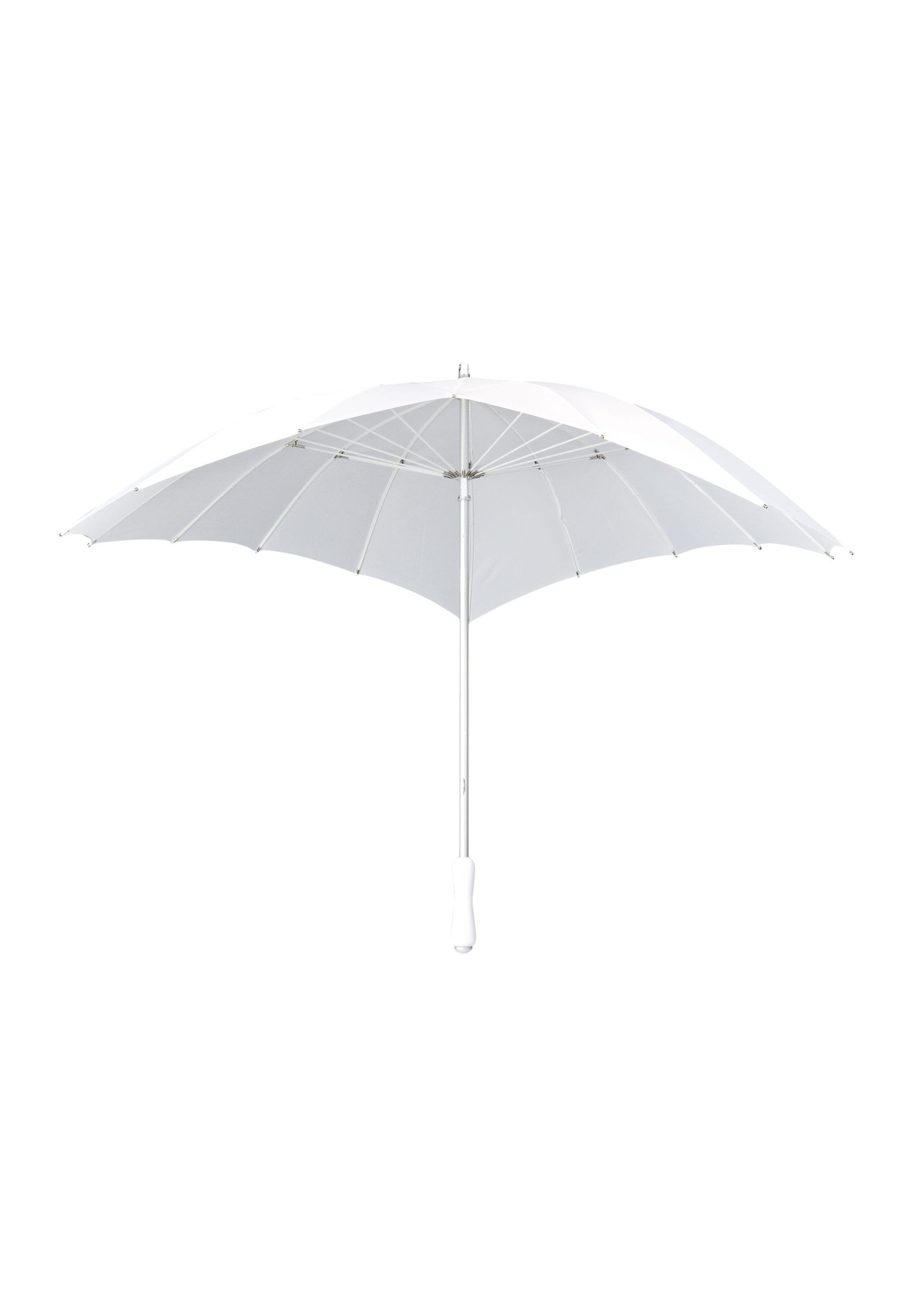 Diademita Taschenregenschirm Falcone Herzform Regenschirm Windproof Weiss