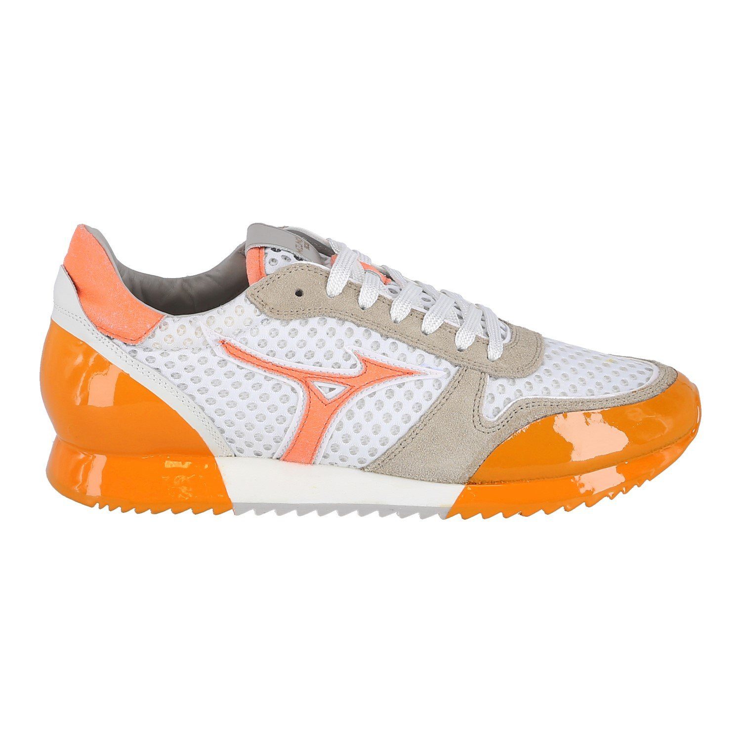 Mizuno Etamin 2 Poliuretano weiss/orange Herren Sneaker günstig online kaufen