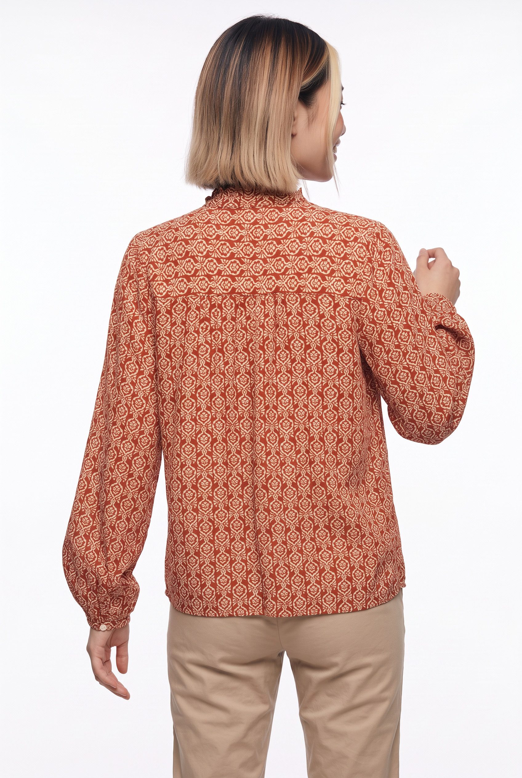 ONLY Langarmbluse ONLRAYA L/S SHIRT WVN Viskose, regular fit – Bild 2 von 5
