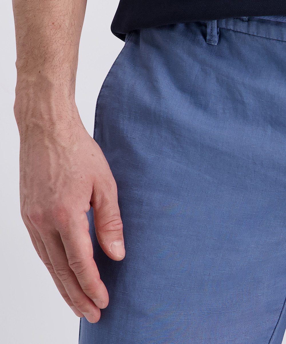Pierre Cardin Leinenhose Chino Clemont Leinen Mix mit elastischem Bund und Kordelzug