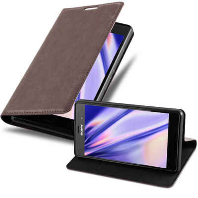 Cadorabo Handyhülle Sony Xperia Z3 Sony Xperia Z3, Klappbare Handy Schutzhülle - Hülle - mit Standfunktion und Kartenfach
