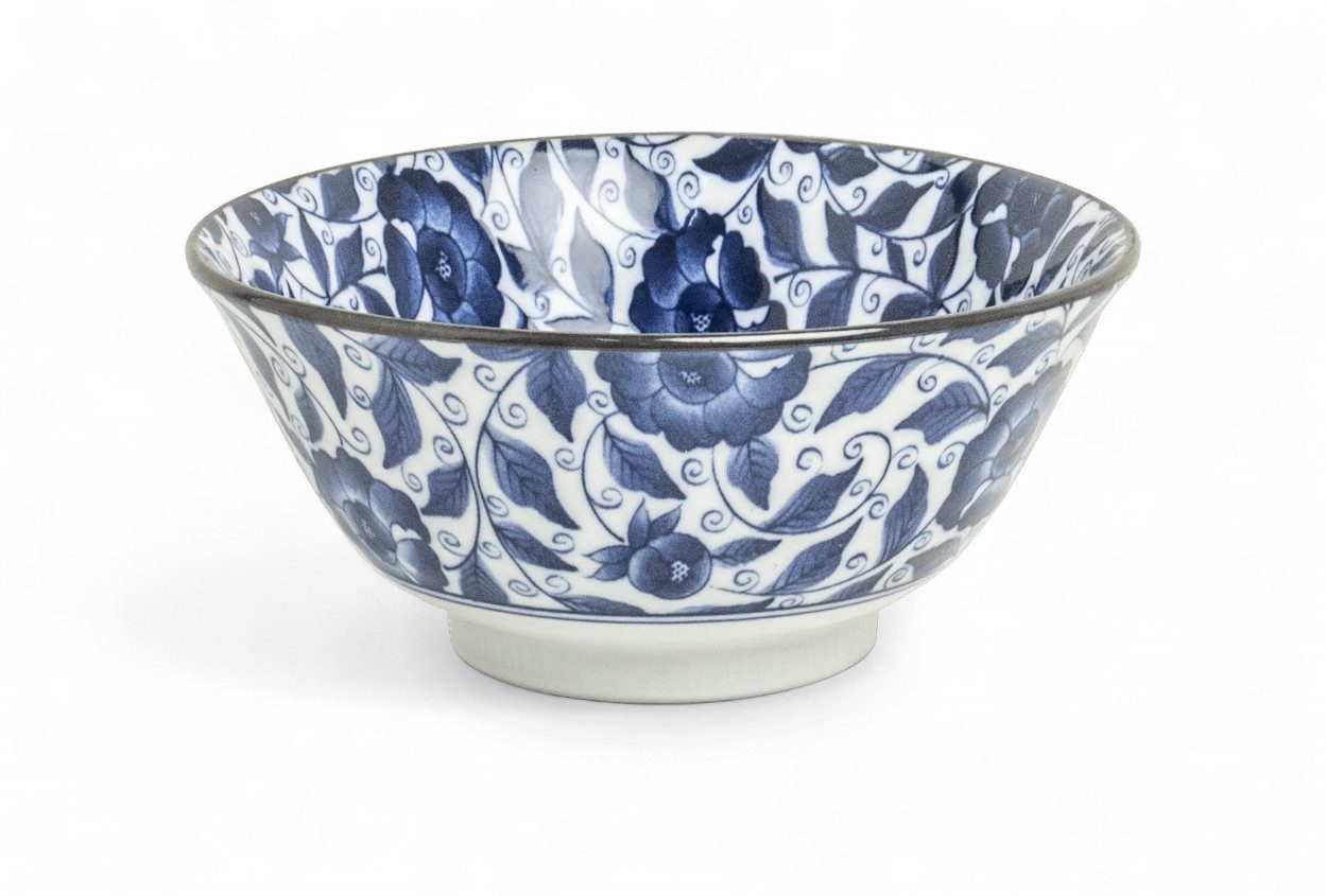 WestCraft Suppenschale Ramen Bowl Japan - Porzellan-Schalen 15 cm - 3er Mix-Set, Porzellan, (5-tlg), Hochwertig, asiatische Reis-, Nudel-, Tapas-, Udon-, Müsli-Schüssel