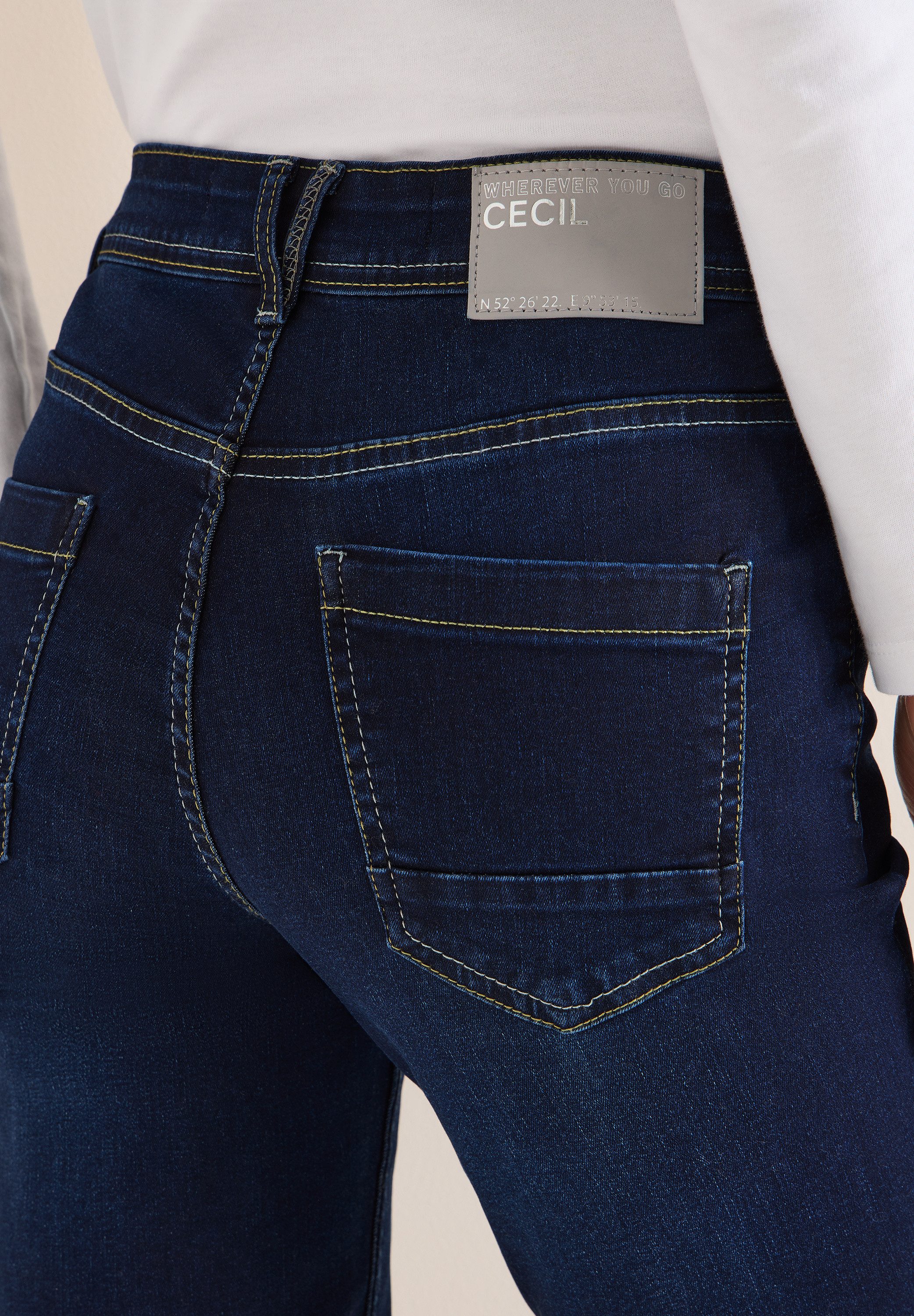 CECIL Slim-fit-Jeans Style Scarlett mit Stretch – Bild 4 von 5
