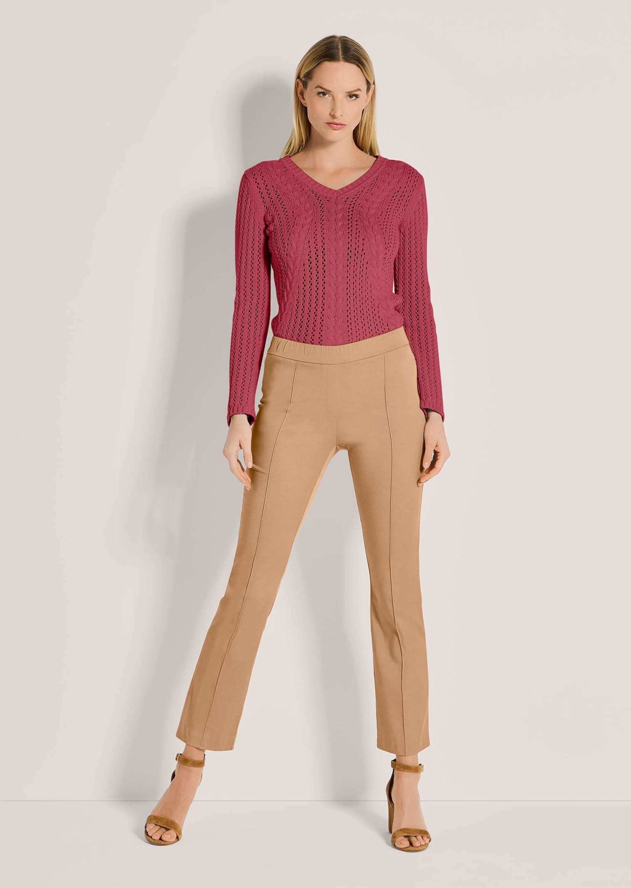 Bügelfaltenhose Kurzgröße: Jeggings mit Bügelfalten