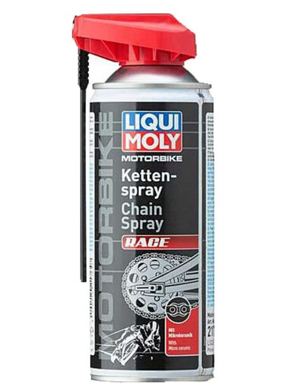 Liqui Moly Öl-Additiv Motorbike Kettenspray Race, 0.4 l, (1-St)