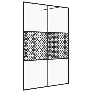 vidaXL Duschwanne Walk In Duschwand für Begehbare Dusche mit Klarem ESG-Glas 140x195 cm