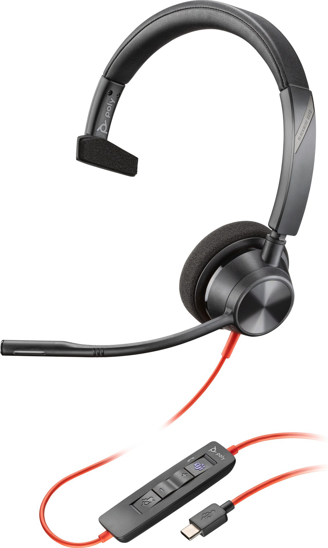 Blackwire C3310 Mono USB-C/A Teams Headset