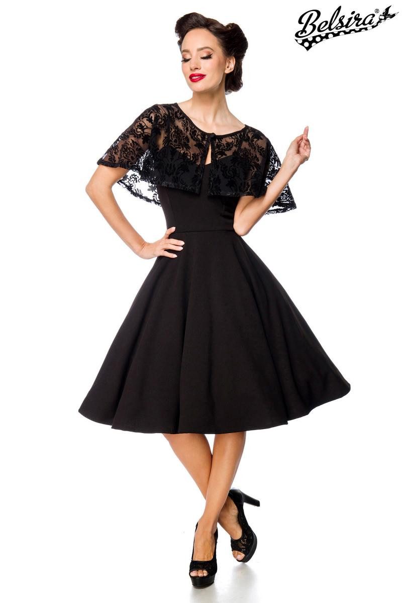 Trachtenkleid Belsira - Retrokleid mit Cape - (2XL,3XL,4XL,L,M,S)