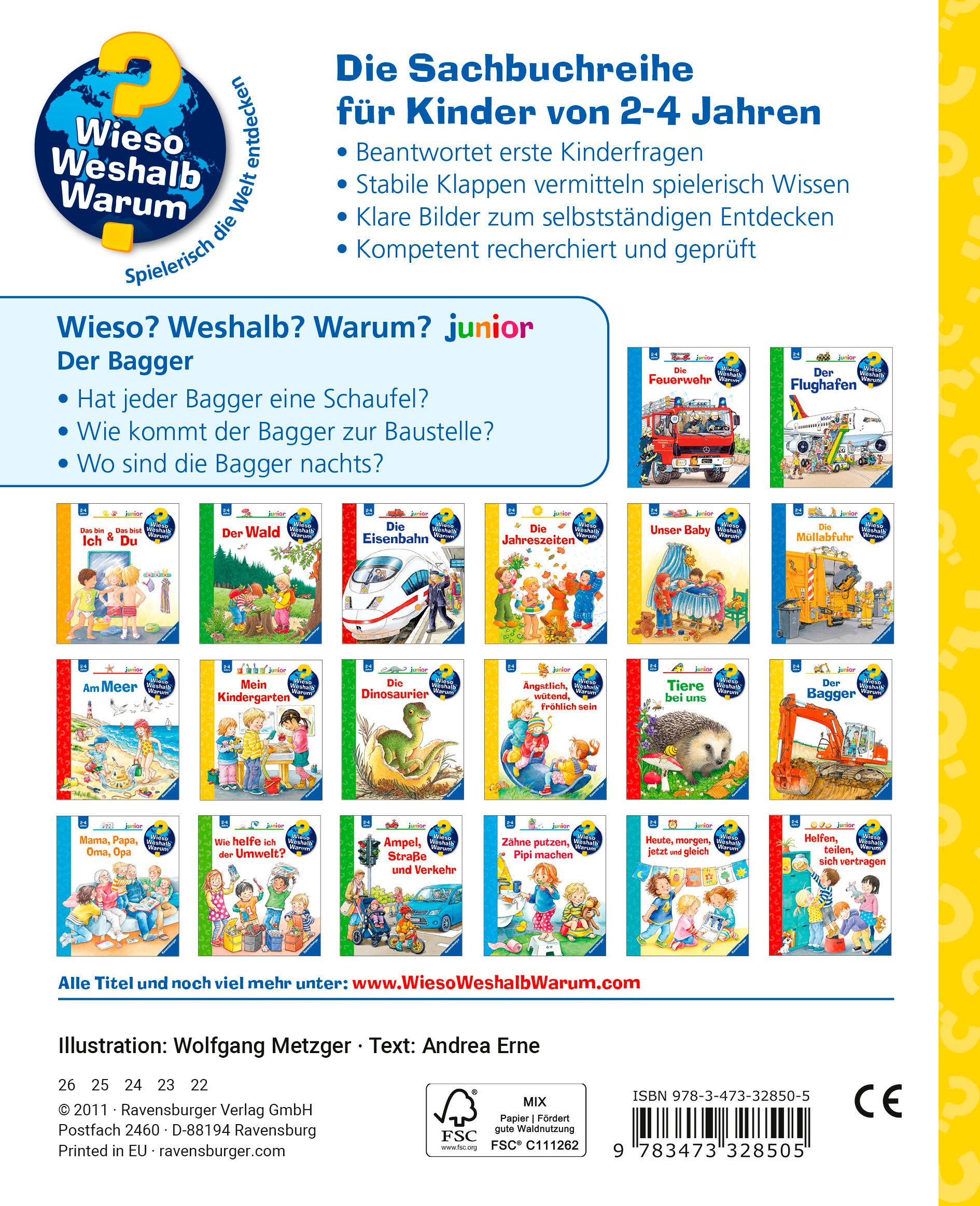 Wieso? Weshalb? Warum? junior, Band 38 Der Bagger