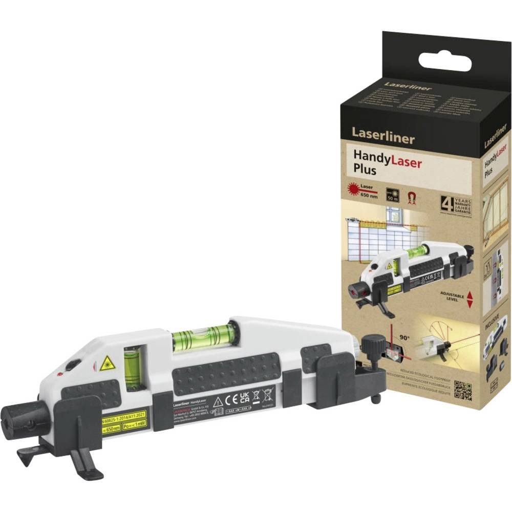 LASERLINER Wasserwaage HandyLaser Plus 025.04.00E Laser-Wasserwaage