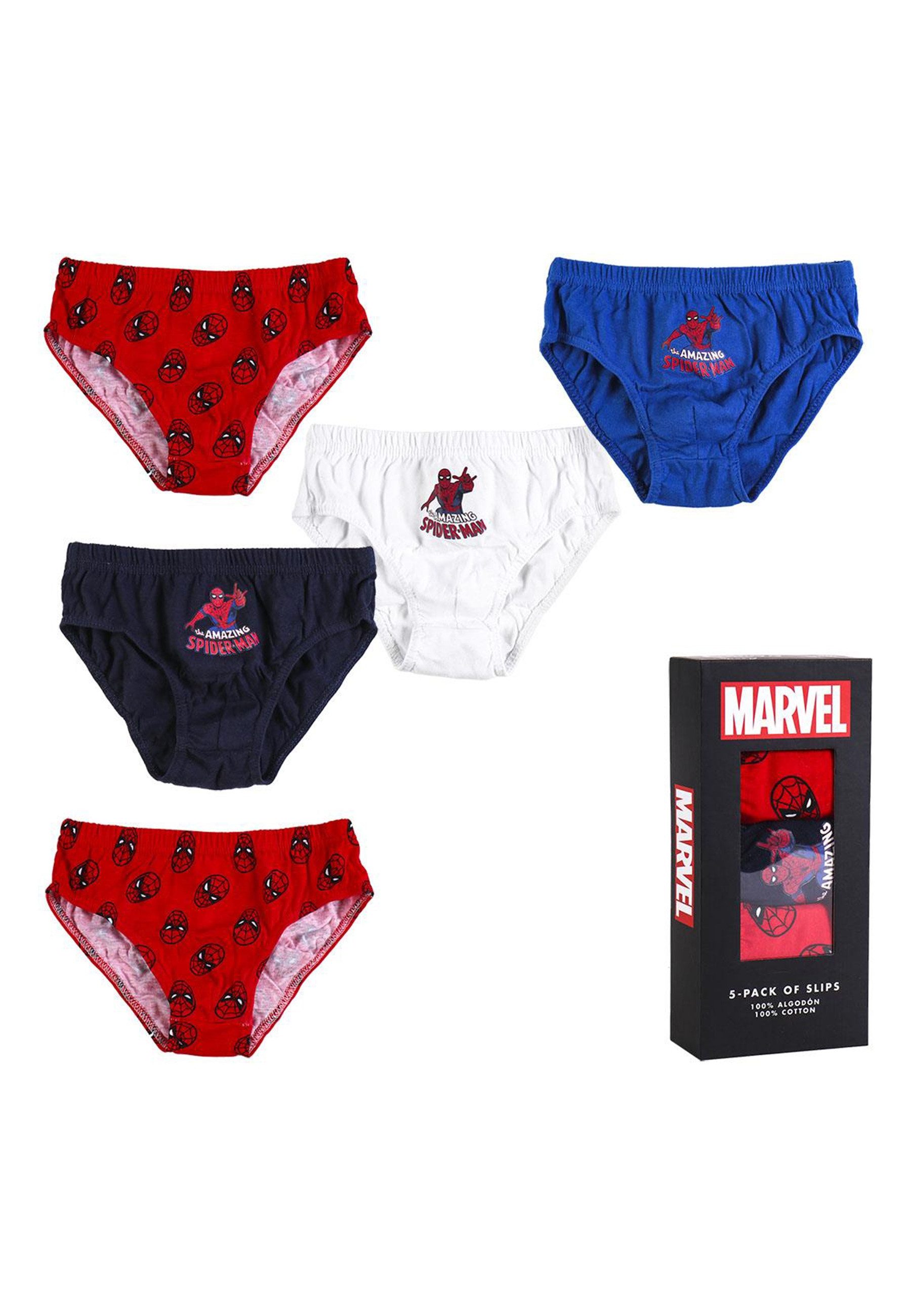 Disney Slip Unterwäsche-Set für Jungen, 5-teilig, Spiderman