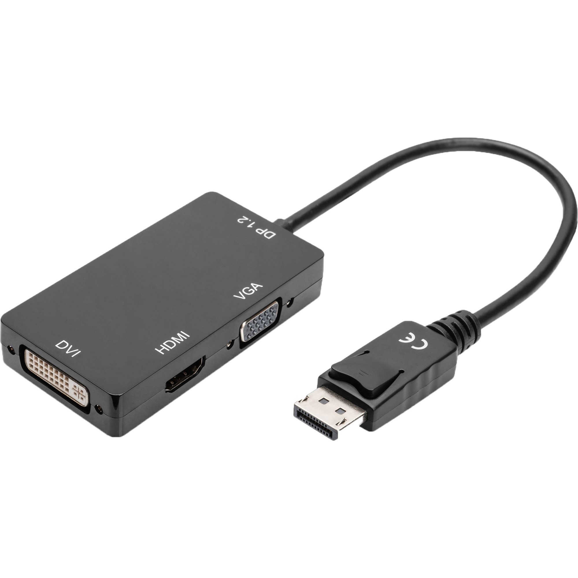 Digitus 3in1 Adapter/Konverter DisplayPort > Video-Kabel