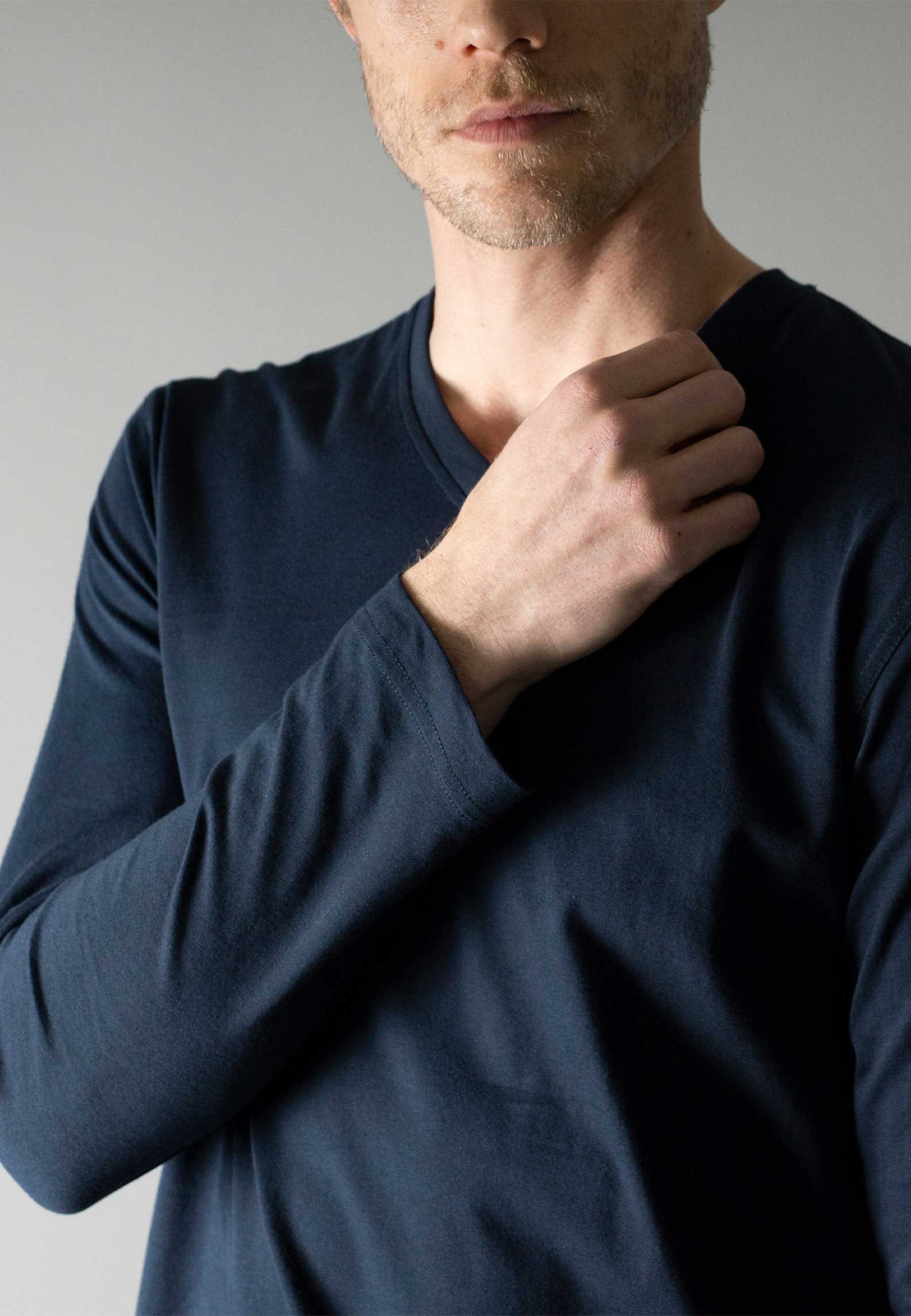 CECEBA Longshirt 30911 (Doppelpack) in reiner natürlicher Baumwoll Qualität