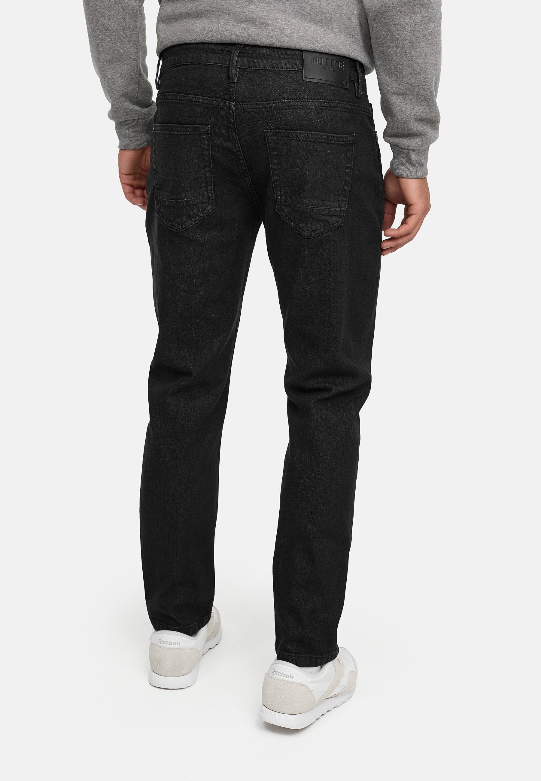 Indicode Regular-fit-Jeans Herren Texas Jeanshose Hose Herrenhose Jeanshose im Five-Pocket Stil