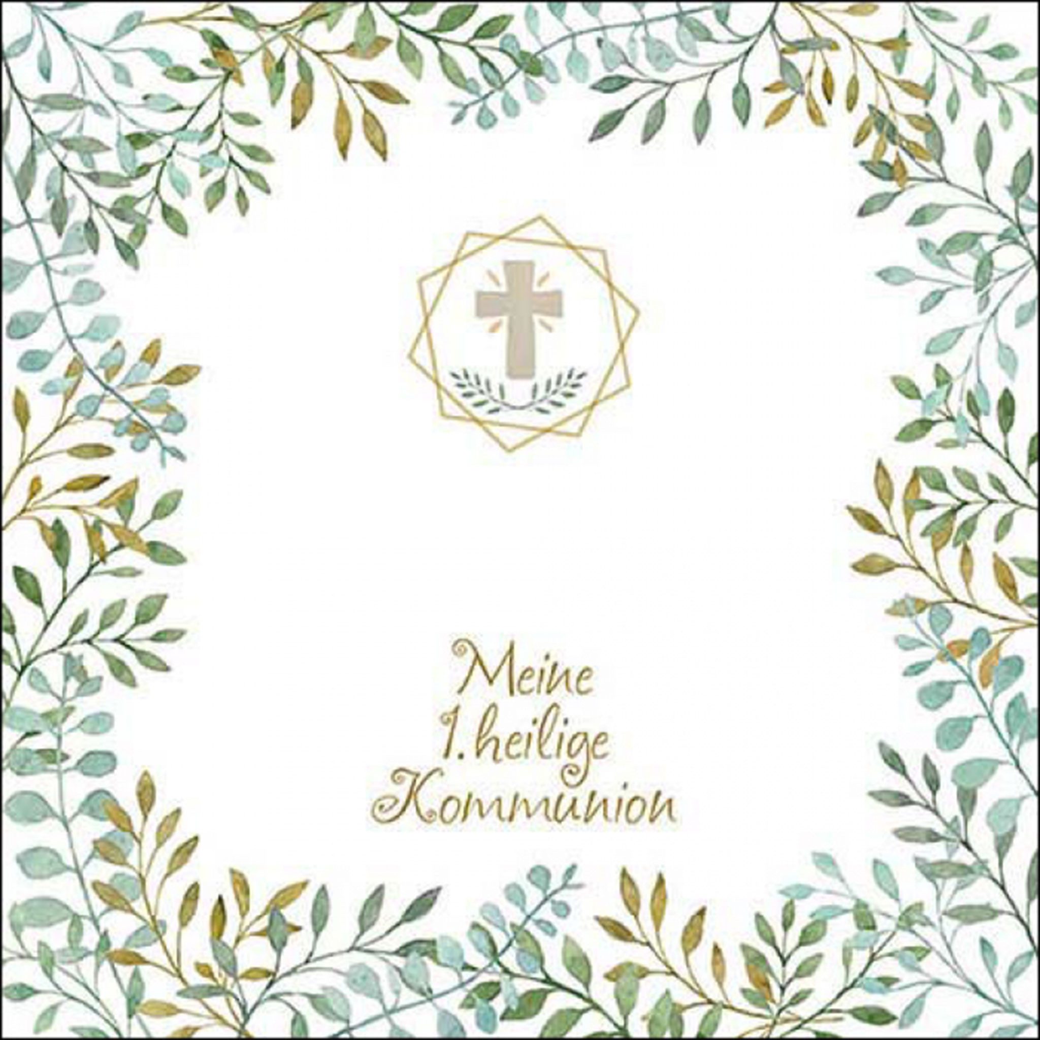 Ambiente Luxury Paper Products Papierserviette, Серветки Papier 33x33cm 3-lag. mit Kommunion Motiv 20 Stück