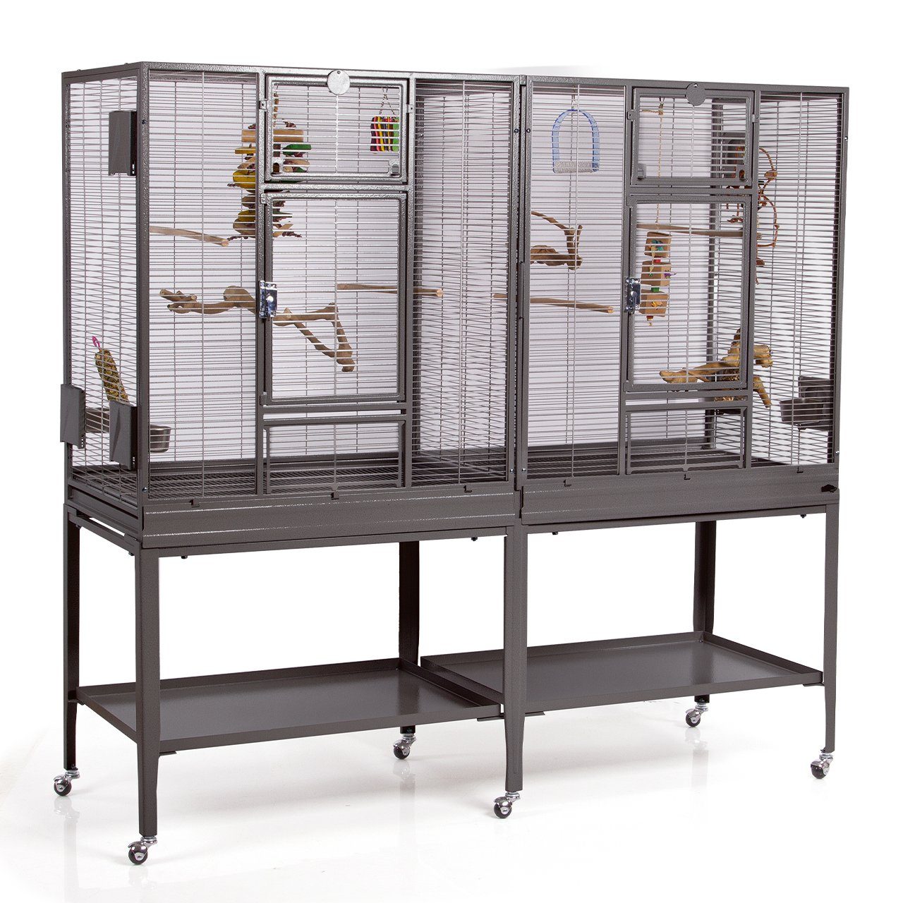 Montana Cages Vogelkäfig Madeira Double · Antik, ca. 165 x 54 x 155 günstig online kaufen
