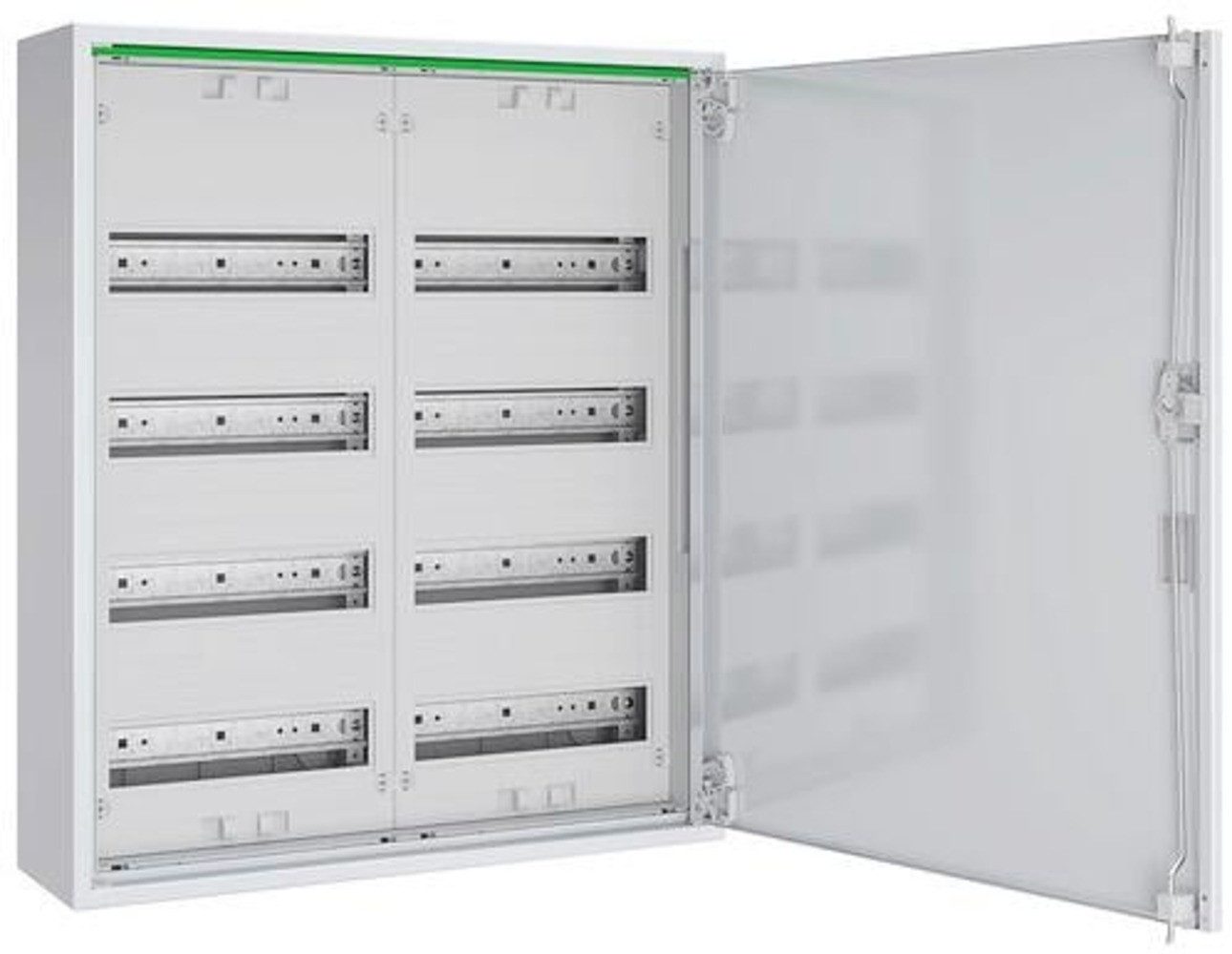 ABN Verteilerbox ABN ABNRM204R01 Feldverteiler AP, 2-feldrig 4-reihig, mit Volltür
