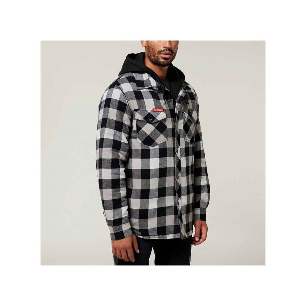 Hard Yakka Kurzjacke Quilted Flannel Shacket