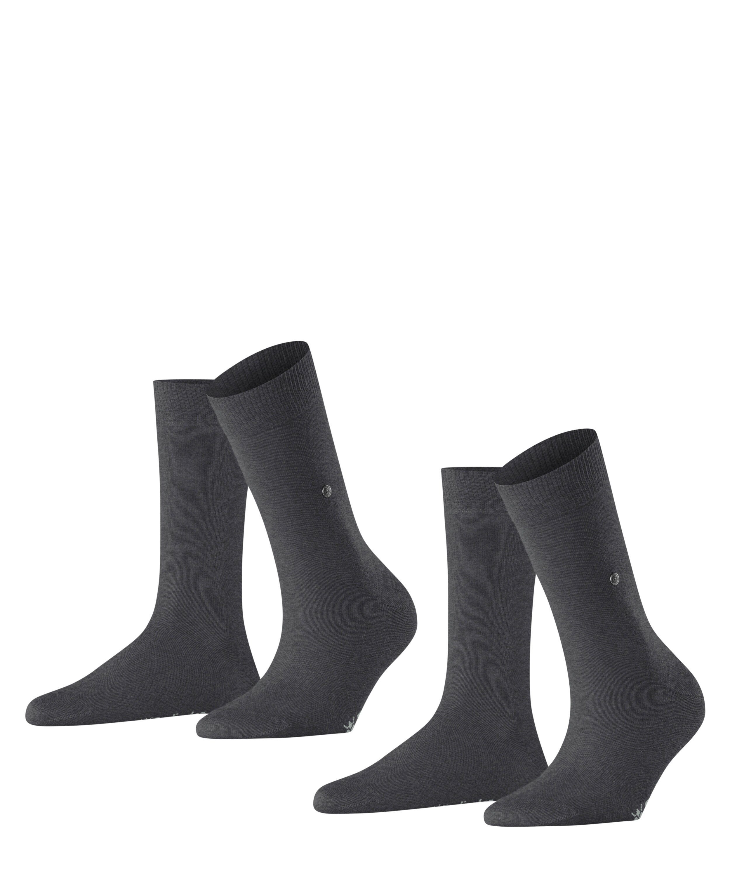 Burlington Socken Everyday 2-Pack (2-Paar) anthra.mel (3081) | Wintersocken