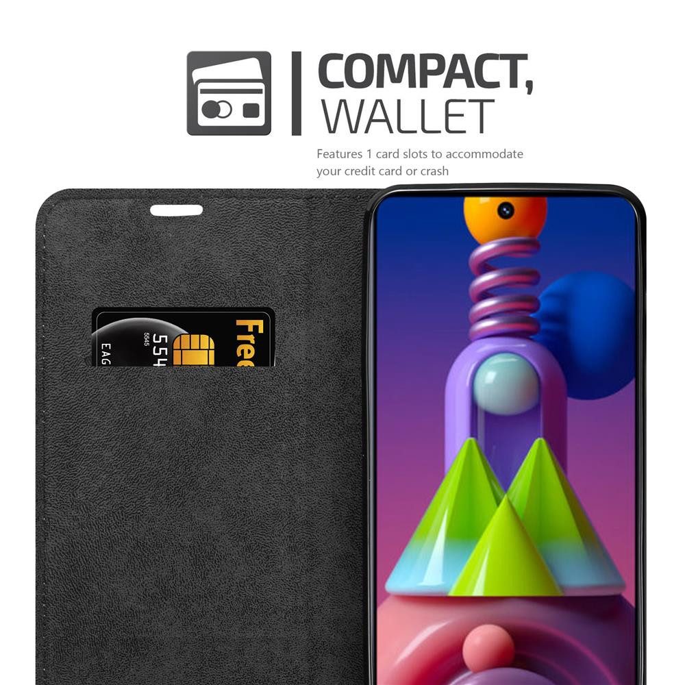 Cadorabo Handyhülle für Samsung Galaxy M51 Hülle Samsung Galaxy M51, Hülle Schutzhülle mit Standfunktion, Magnetverschluss und Kartenfach