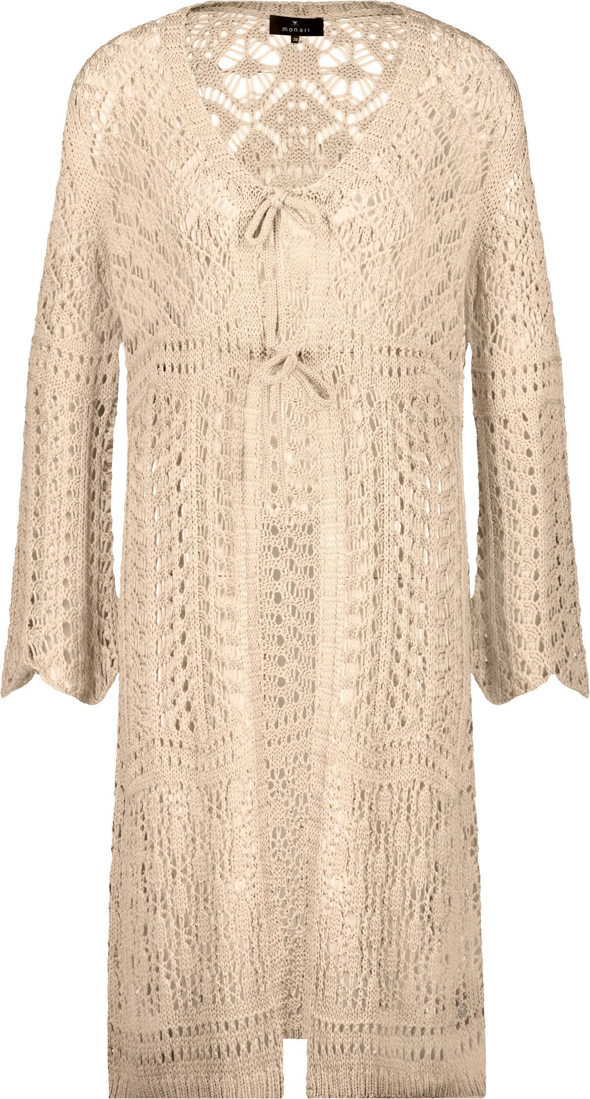 Monari Strickmantel mit Ajourmuster