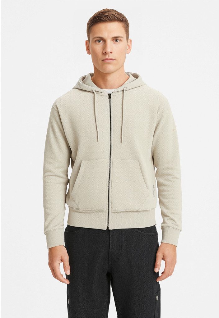 Jack & Jones Kapuzensweatjacke JJECHARGE Hoodie mit Rippbündchen und prakti günstig online kaufen