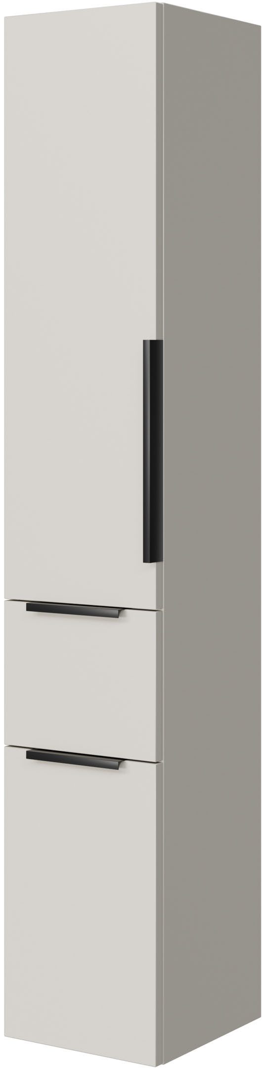 Saphir Hochschrank 2 Drehtüren, 1 Auszug mit Soft-Close (1-St)
