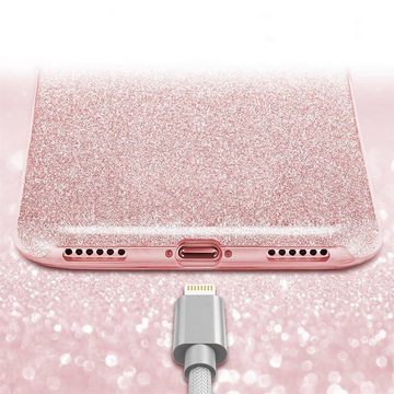 CoolGadget Handyhülle Glitzer Glamour Hülle für Apple iPhone 13 6,1 Zoll, Slim Case mit Glossy Effect Schutzhülle für iPhone 13 Hülle