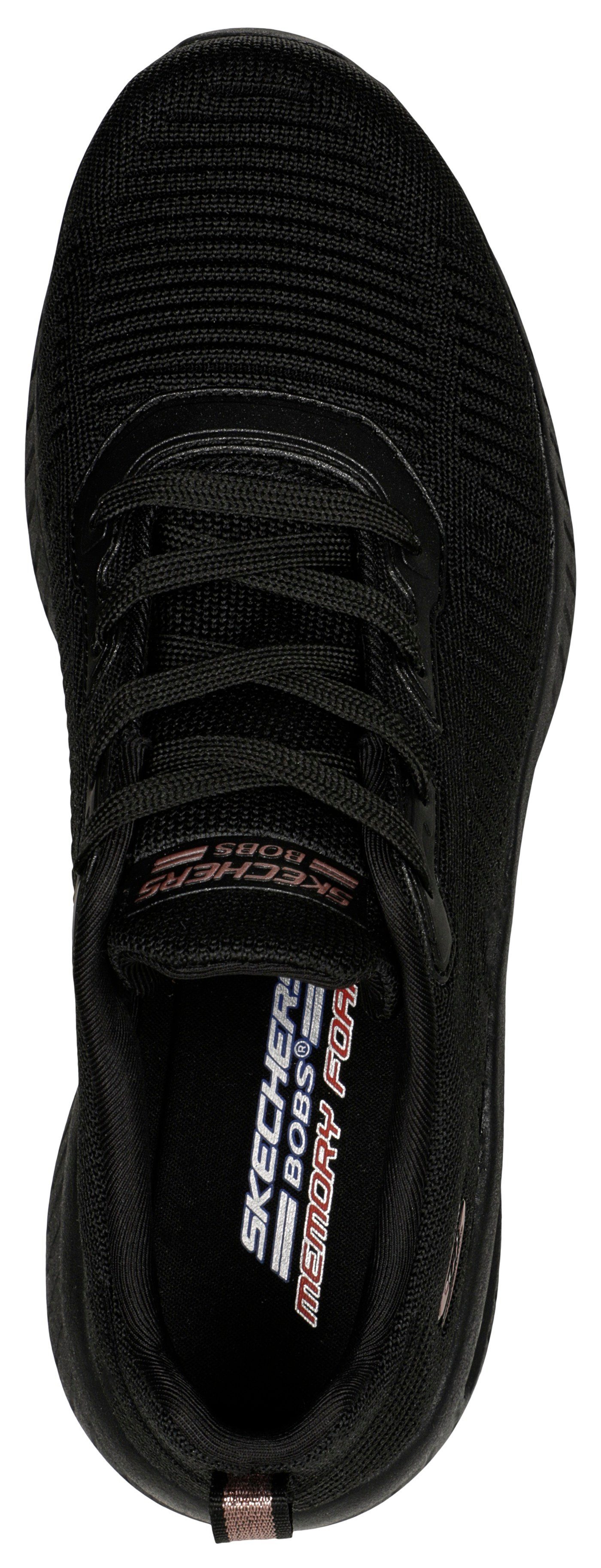 AIR Skechers mit CHAOS Sneaker Memory schwarz Foam BOBS SQUAD