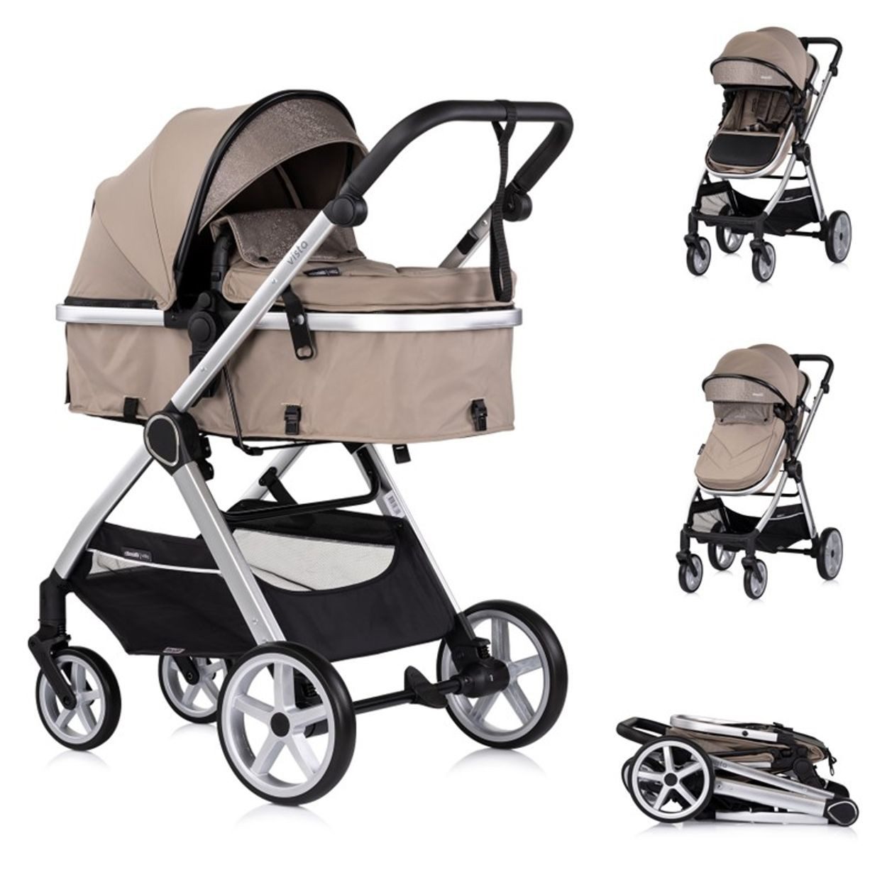 Kombi-Kinderwagen Kombikinderwagen 2 in 1 Vista