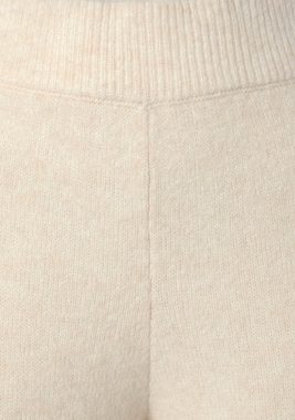 LASCANA Strickhose -Loungehose mit Rippbündchen, Loungewear