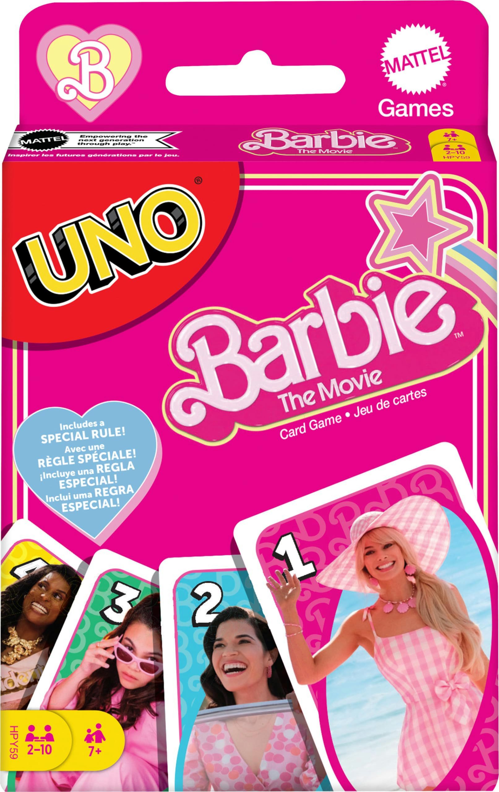Uno Spiel UNO Barbie – Der Film, UNO Barbie – Der Film