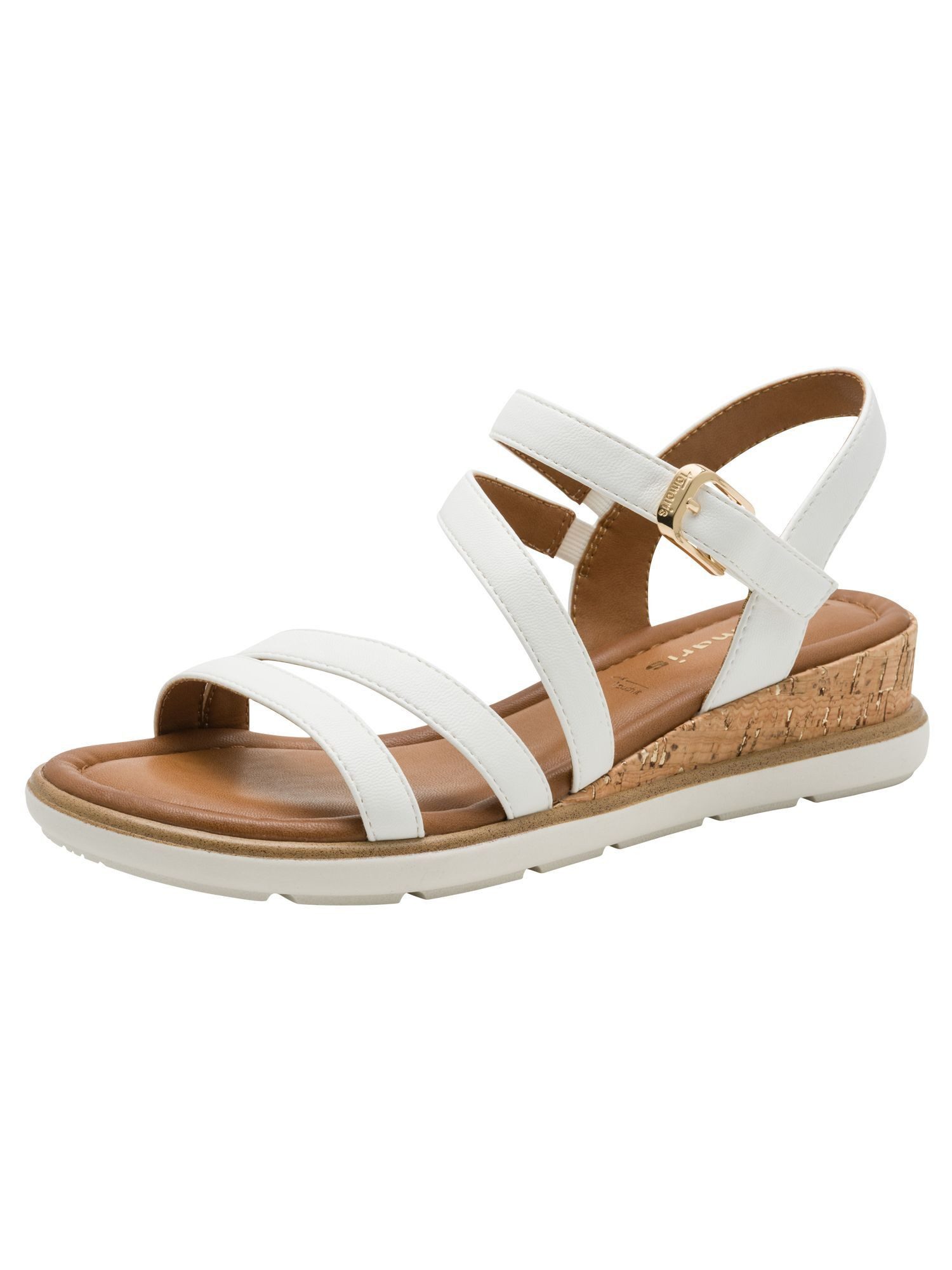 Tamaris TOUCH-IT mit Absatz Keilabsatz 1-28713-46 Plateausandaletten TOUCH-IT