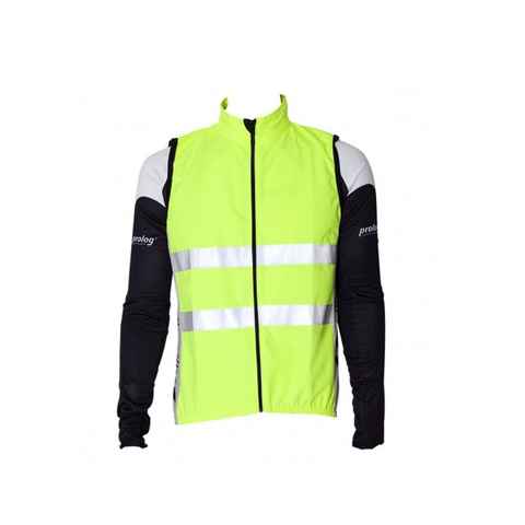 prolog cycling wear Funktionsjacke Fahrrad Schutzweste "Safety Vest" mit großen Reflex-Elementen