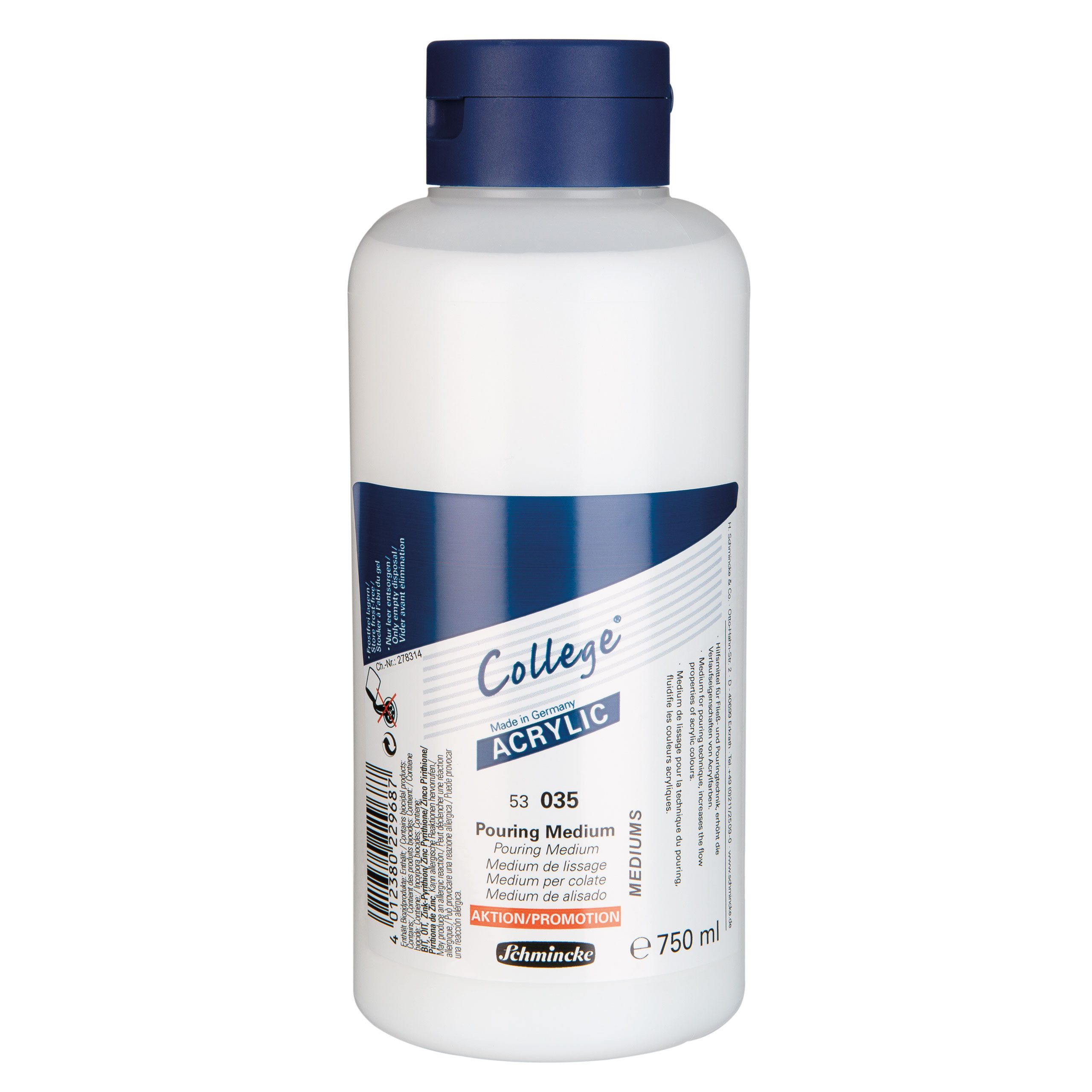 Schmincke Acrylfarbe College Pouring Medium - Acryl Hilfsmittel 750ml 53 035 030 ***