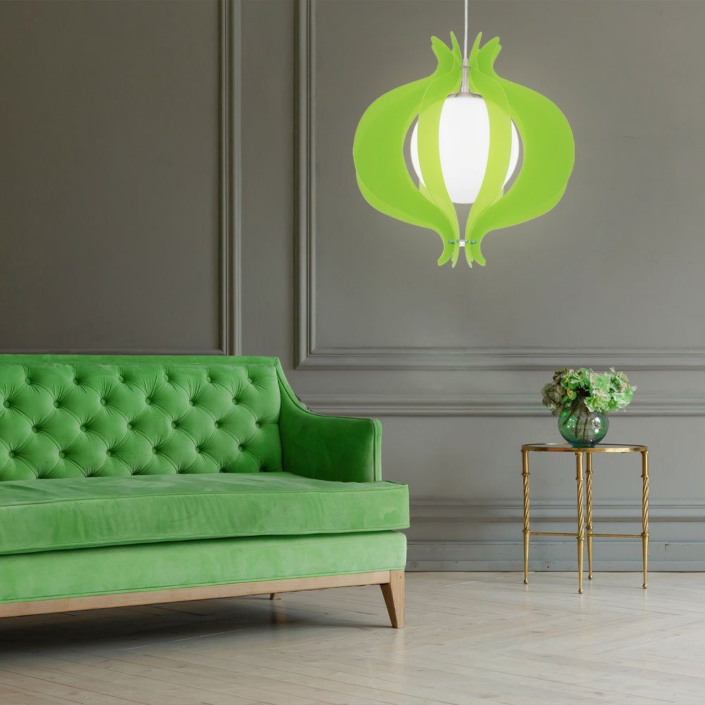 grün nickel Leuchtmittel H Metall nicht Wohnzimmerlampe Glaskugel Pendelleuchte cm EGLO inklusive, 110 Pendelleuchte,