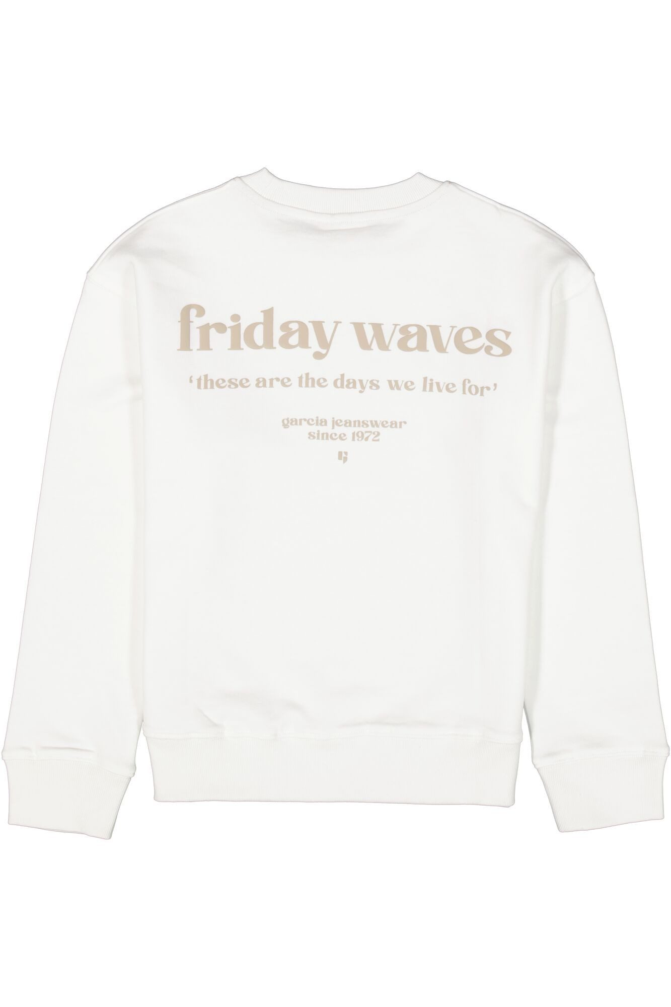 Garcia Sweatshirt mit Rückenprint