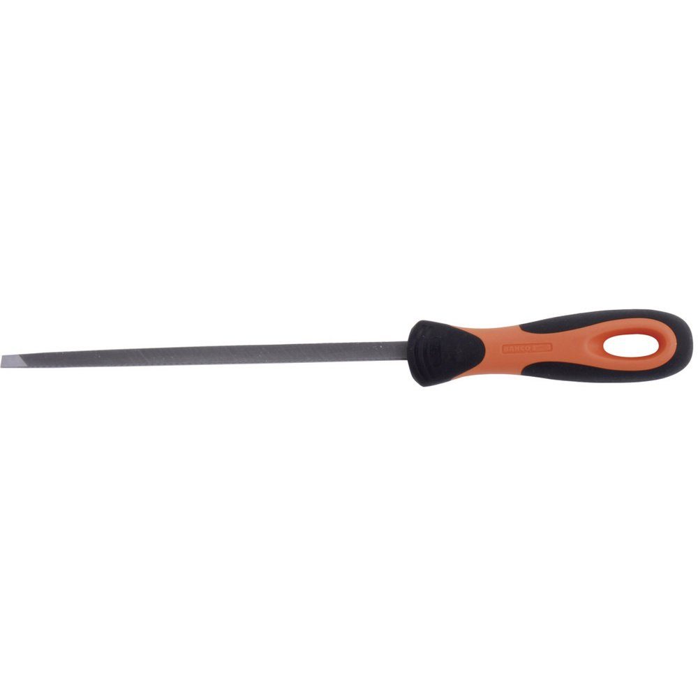 BAHCO Feile Bahco 4-186-05-2-2 Dreikantsägefeile mit Heft 125 X 7,0mm Hieb 2 1 S
