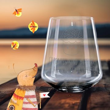 Mr. & Mrs. Panda Windlicht Cupcake - Transparent - Geschenk, Teelichthalter, Windlicht Glas, Tee (1 St), Handarbeit mit Liebe
