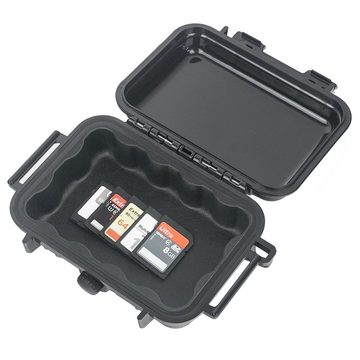 HMF Aufbewahrungsbox Robustes Outdoor Micro Case ODK500, kleine Aufbewahrungsbox für Wertsachen, 14,5x10x5,3cm